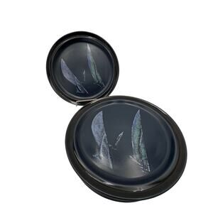 Vintage Dinner Plates in Spinnaker by Noritake Set of 2